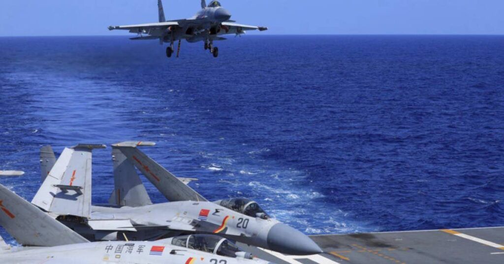 ထိုင်ဝမ်ရေလက်ကြား၏ အလယ်စည်းကို တရုတ်တိုက်လေယာဉ်များ ဖြတ်သန်းခဲ့ကြောင်း ထိုင်ဝမ်ပြောကြား