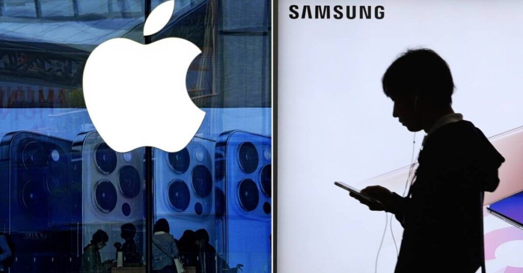ကမ္ဘာ့စမတ်ဖုန်းရောင်းအားအကောင်းဆုံးကုမ္ပဏီအဖြစ် ဆမ်ဆောင်းကို Apple က ကျော်တက်