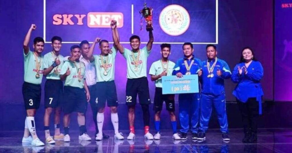 ၂၀၂၄ SKY NET ဖိတ်ခေါ်ဖလား ပိုက်ကျော်ခြင်းပြိုင်ပွဲ၏ အမျိုးသားပြိုင်ပွဲများတွင် လိပ်သုံးကောင်အသင်း၊ အမျိုးသမီးပြိုင်ပွဲတွင် APPLE အသင်း ဗိုလ်စွဲ