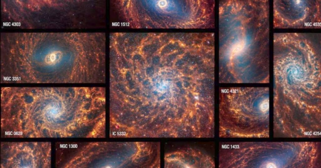 ဂျိမ်းဝက်ဘ် အာကာသတယ်လီစကုပ်က ရိုက်ကူးခဲ့သော ဂလက်ဆီများ