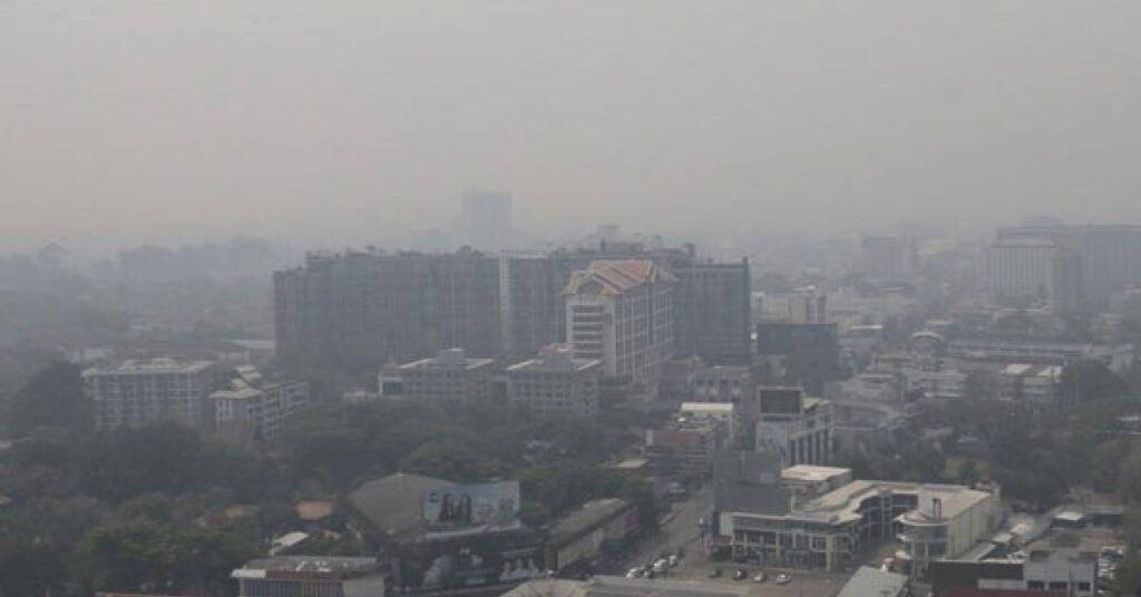 ထိုင်းနိုင်ငံ ချင်းမိုင်မြို့တွင် မီးခိုးမြူများဖုံးလွှမ်းပြီး လေထုအညစ်ညမ်းဆုံးမြို့များစာရင်းတွင် ပါဝင်လာ